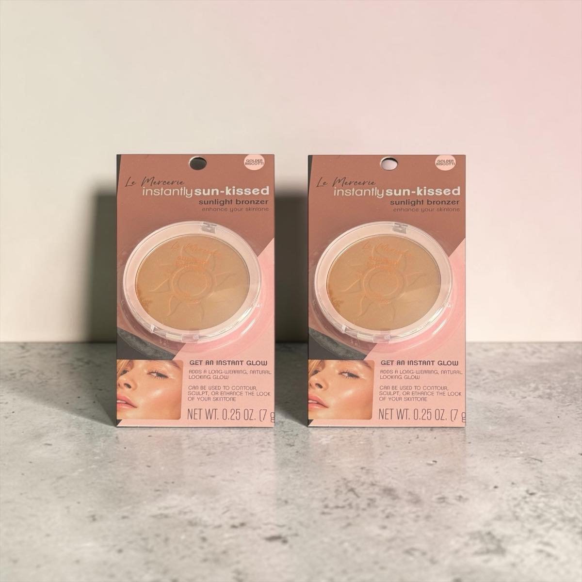 LE MERCERIE INSTANT SUN-KISSED SUNLIGHT BRONZER GOLDEN BISCOTTI LEMBRONZ-146
