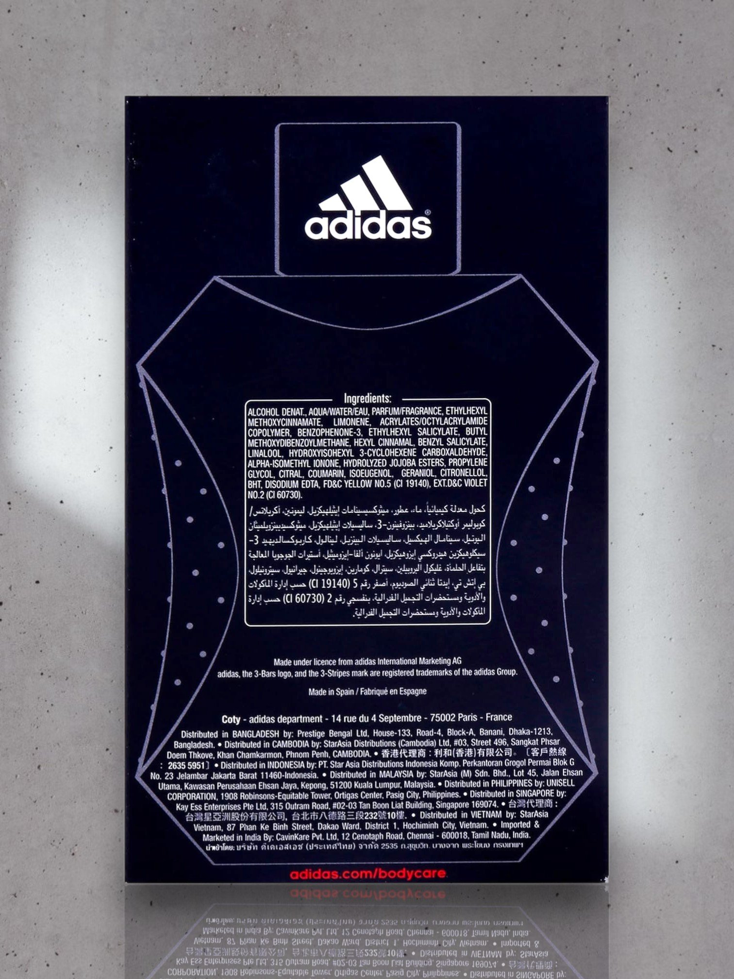 Adidas Team Force Eau de Toilette for men 100mL (3.4 FL.OZ) - Image 3