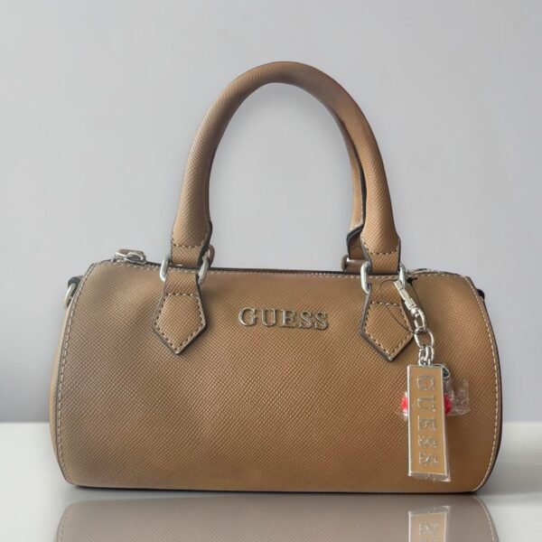 Guess Barrel Bag Anessa Saddle Tan