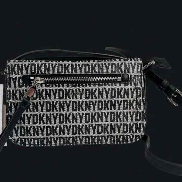 DKNY Crossbody Bag Leather Black Pollee TZ