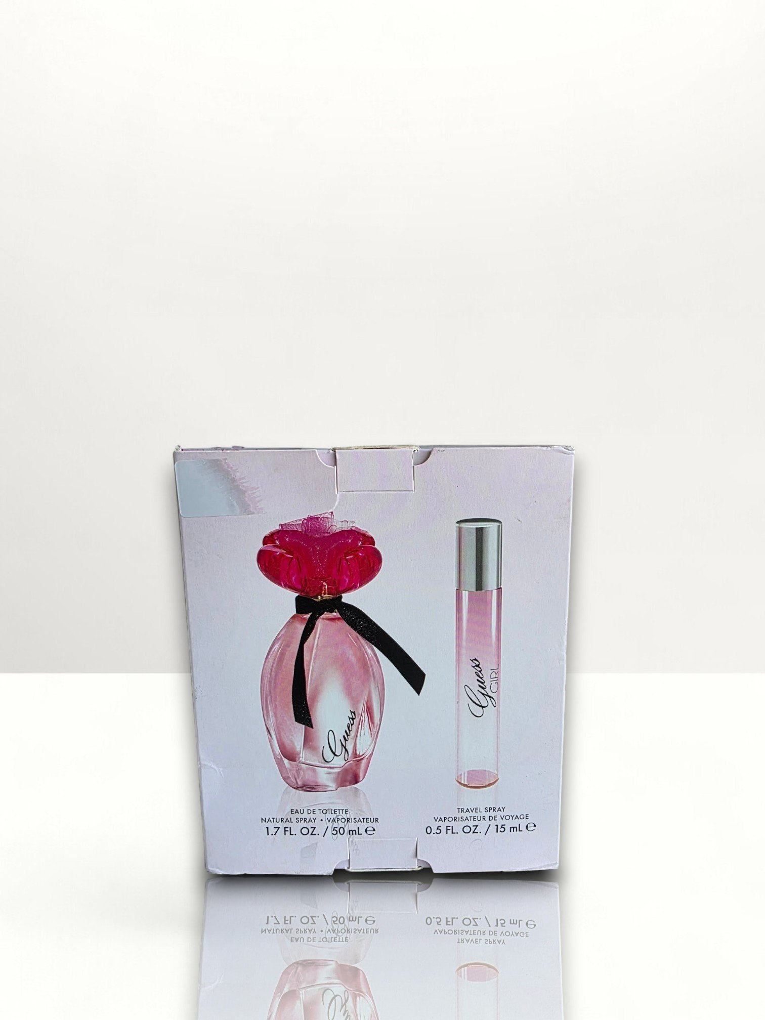 GUESS Girl Eau de Toilette Spray for Women Gift Set 50mL 1.7 Fl Oz and 15mL 0.5 Fl Oz