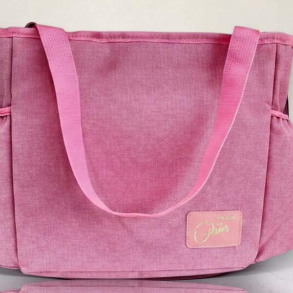 Paris Hilton Insulated Lunch Tote Bag Canvas Pink