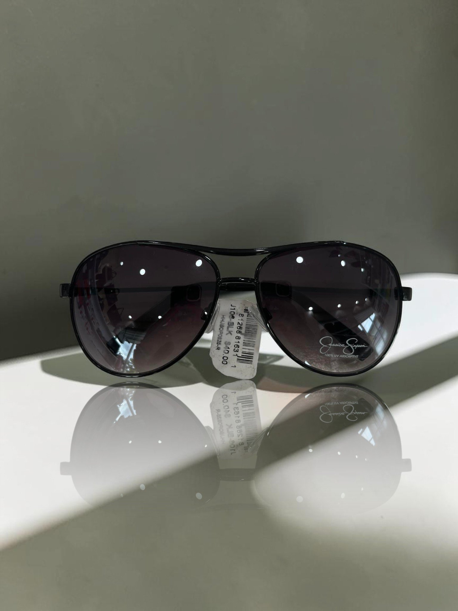 Jessica Simpson Women Sunglasses Black Aviator - Image 4