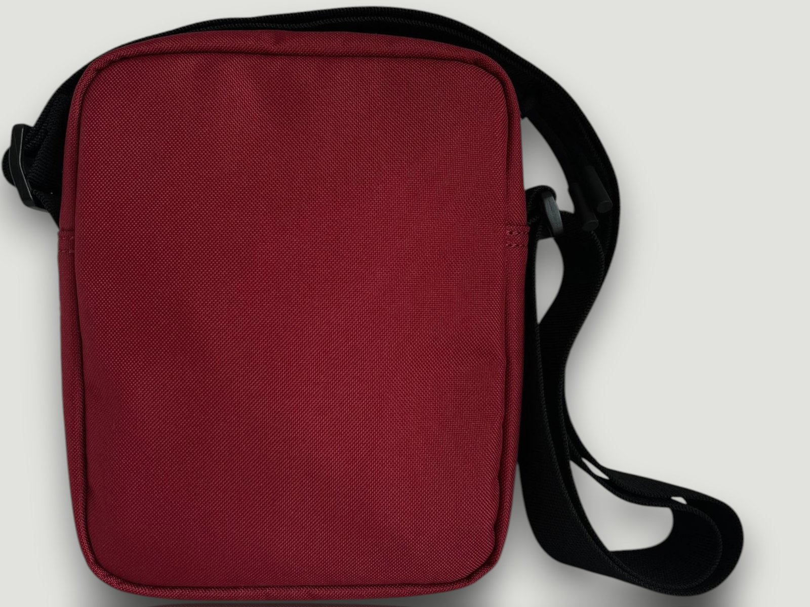 Lacoste Men's Shoulder Bag Burgundy Vertical Camera Bag - Image 2