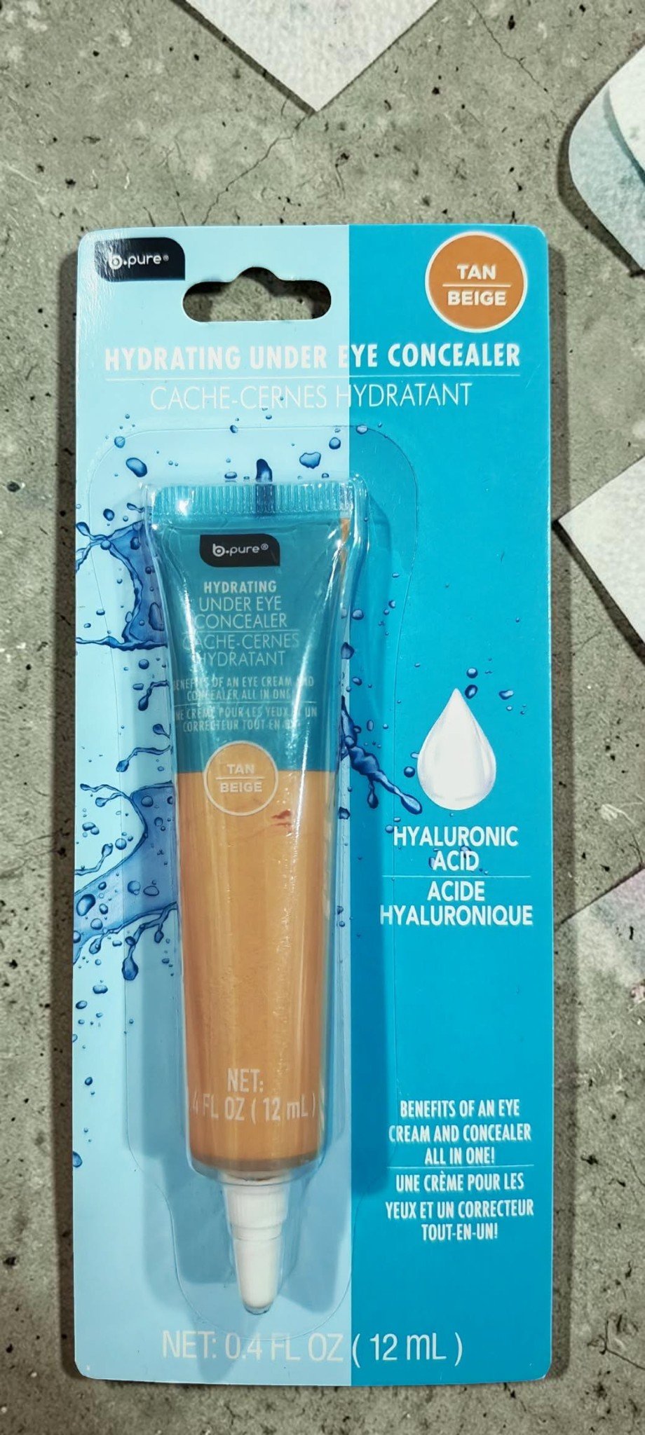 BPURE HYDRATING UNDER EYE CONCEALER TAN BUC-235