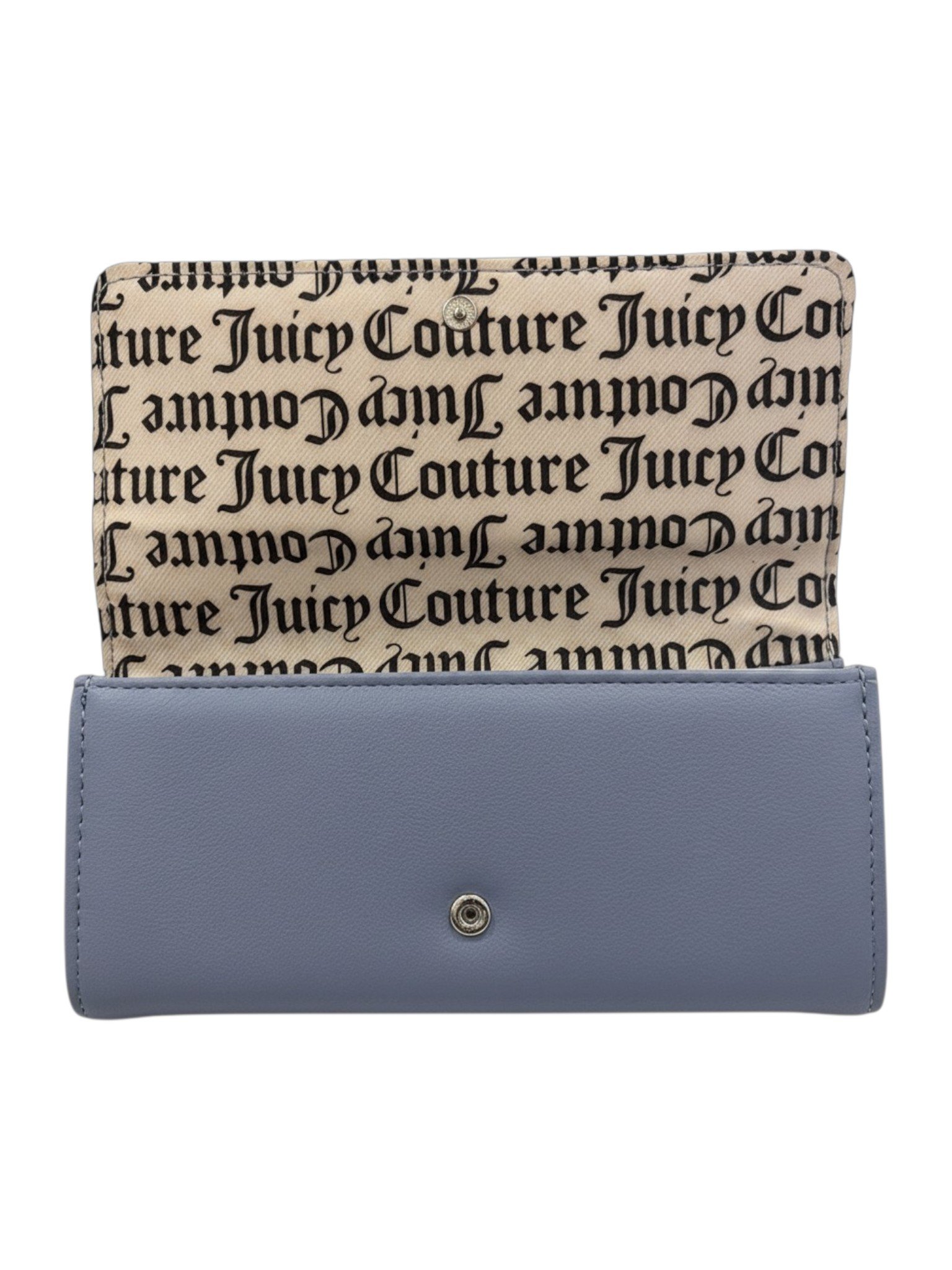 Juicy Couture Long Flap Wallet Slate Blue - Image 2