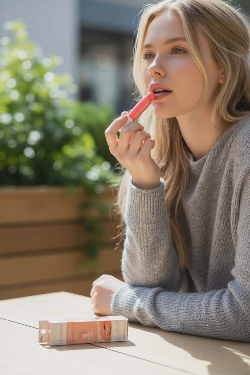 LA COLORS SHEA BUTTER LIP BALM SHEER PEACH C69180 - Image 2