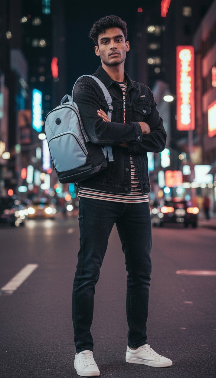 Puma Lilac Black Packbag - Image 4