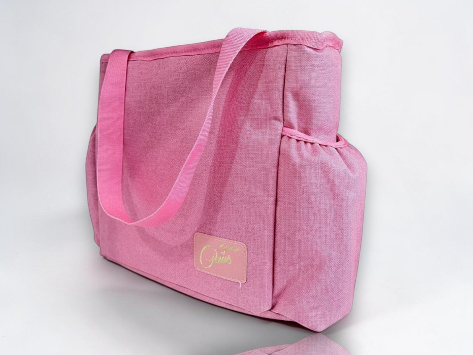 Paris Hilton Insulated Lunch Tote Bag Canvas Pink - Image 3