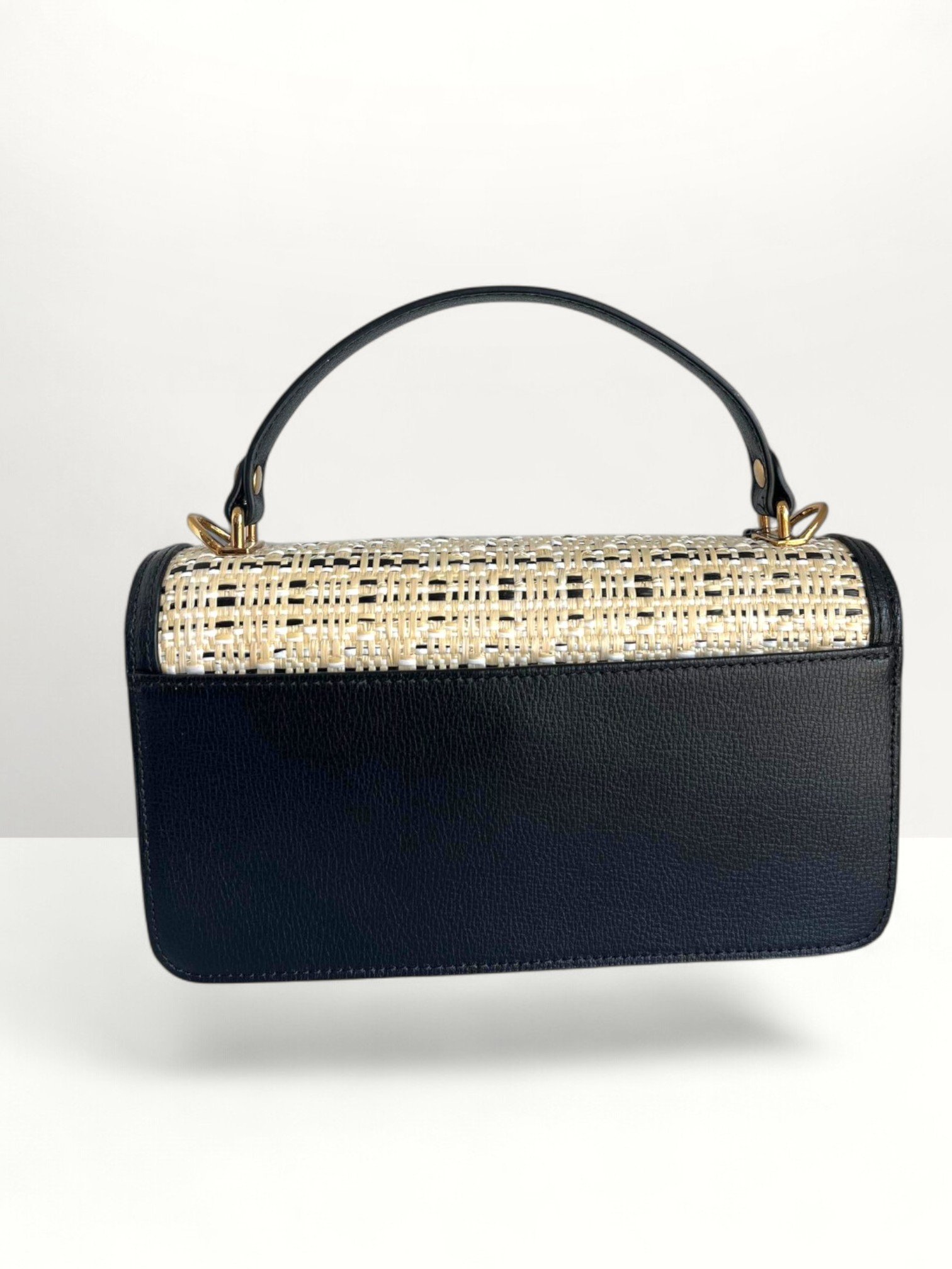 Karl Lagerfeld Paris Woven Monogram Top-Handle Bag - Image 2