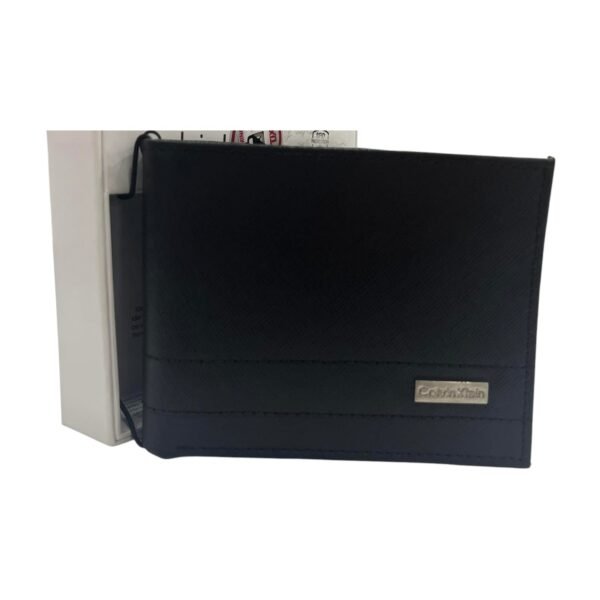 Calvin Klein Men's Wallet Bifold Leather Black