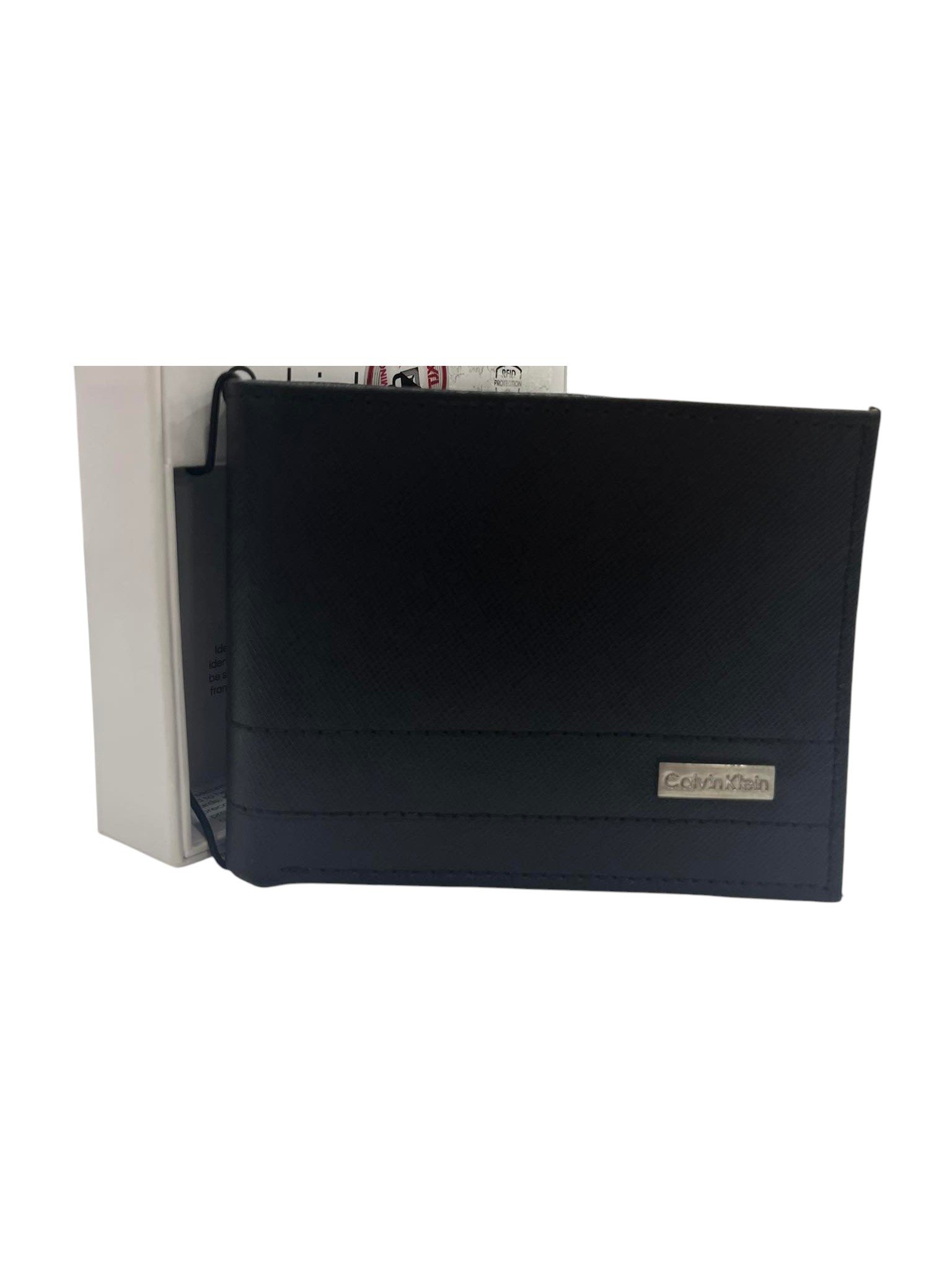 Calvin Klein Men's Wallet Bifold Leather Black