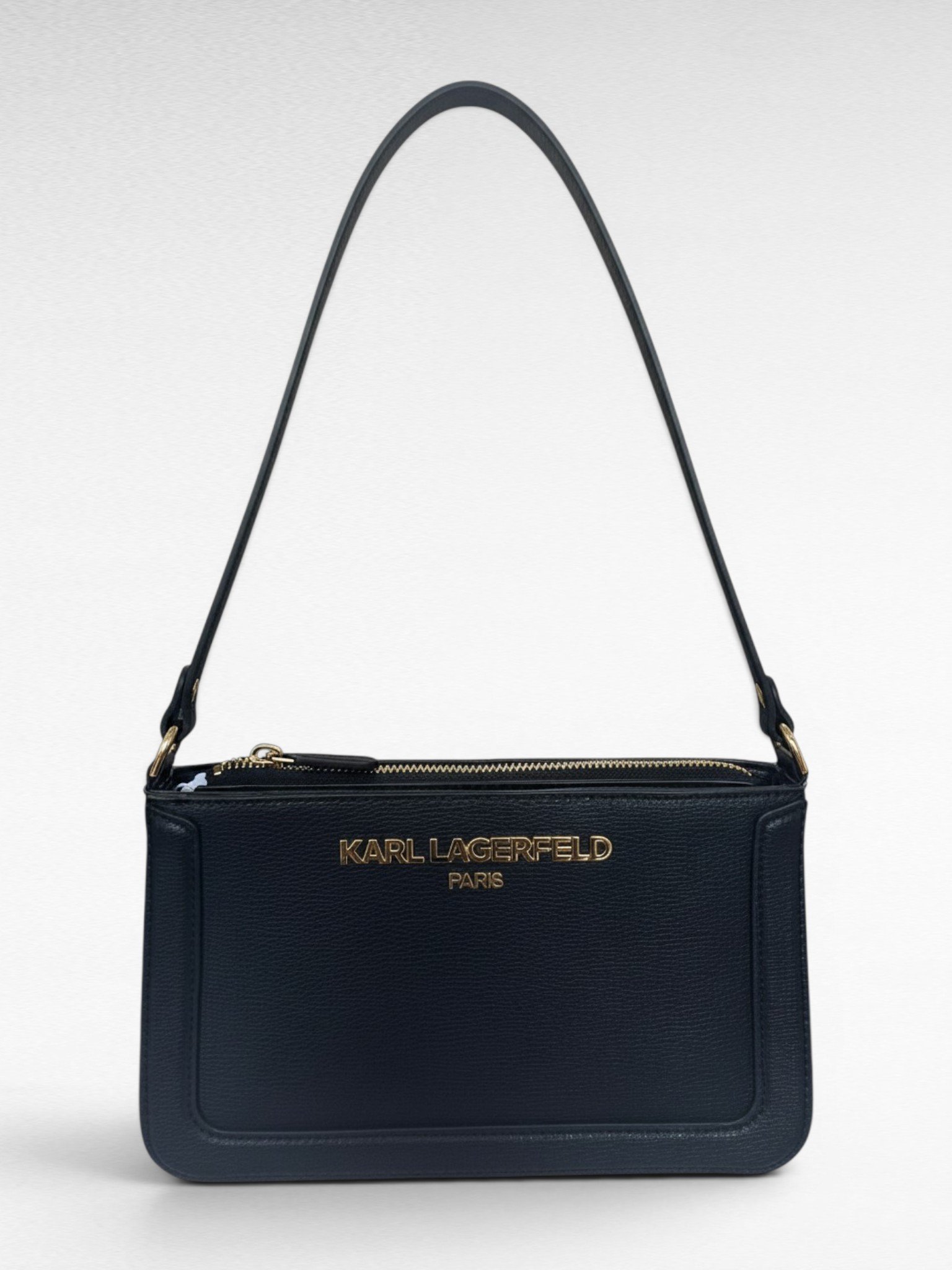 Karl Lagerfeld Paris Classic Black Shoulder Bag