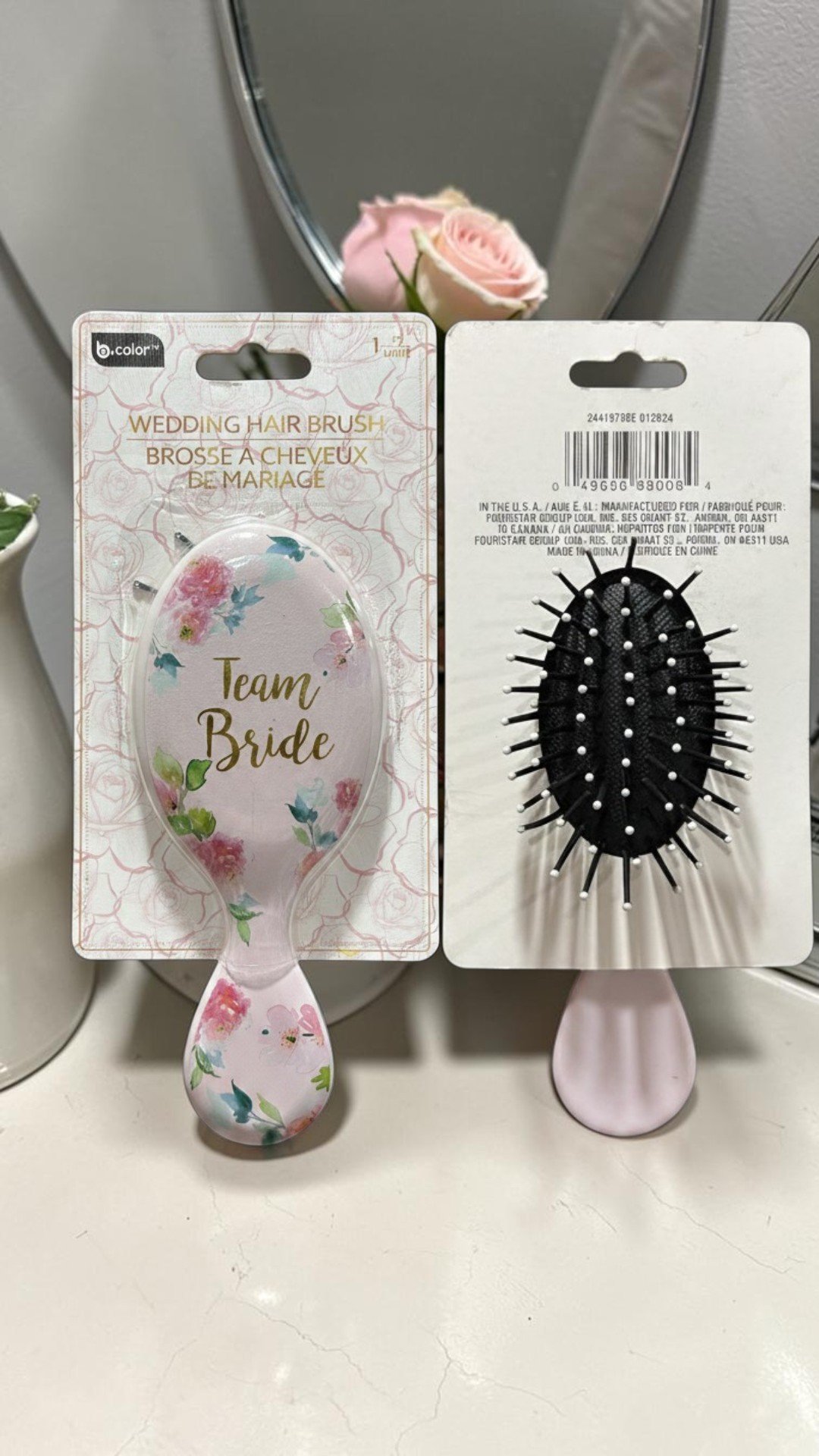 B.COLOR WEDDING HAIR BRUSH CREAM BP-008P