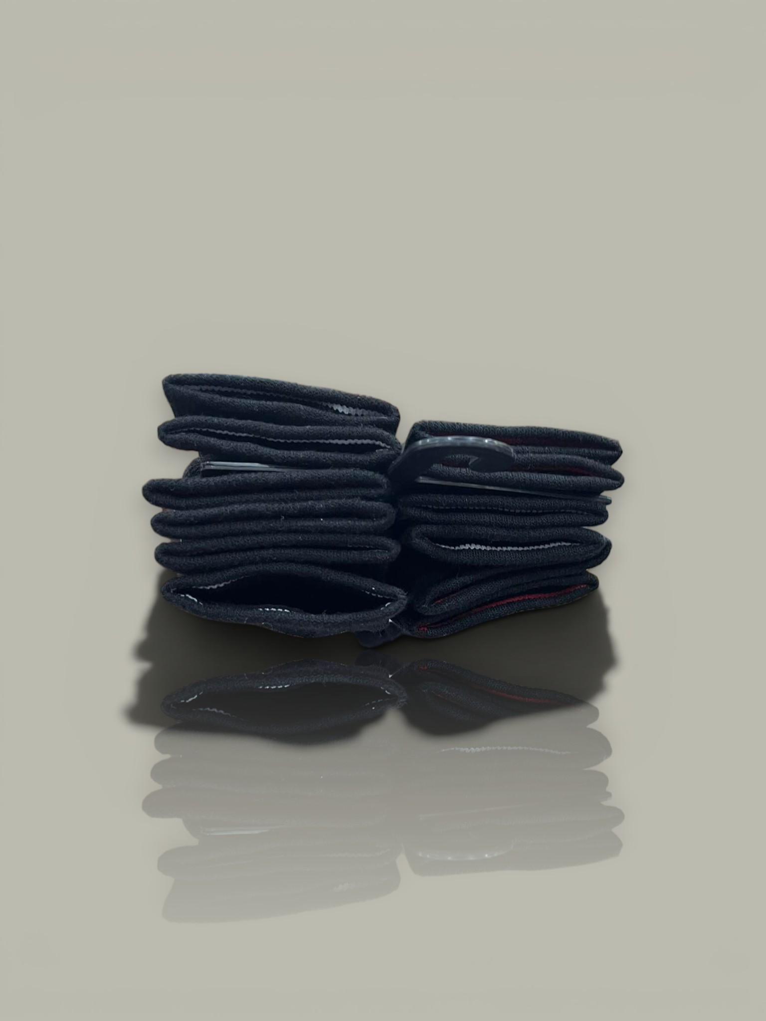 Jordan Crew Socks All Black 6pairs Item 6010 - Image 3