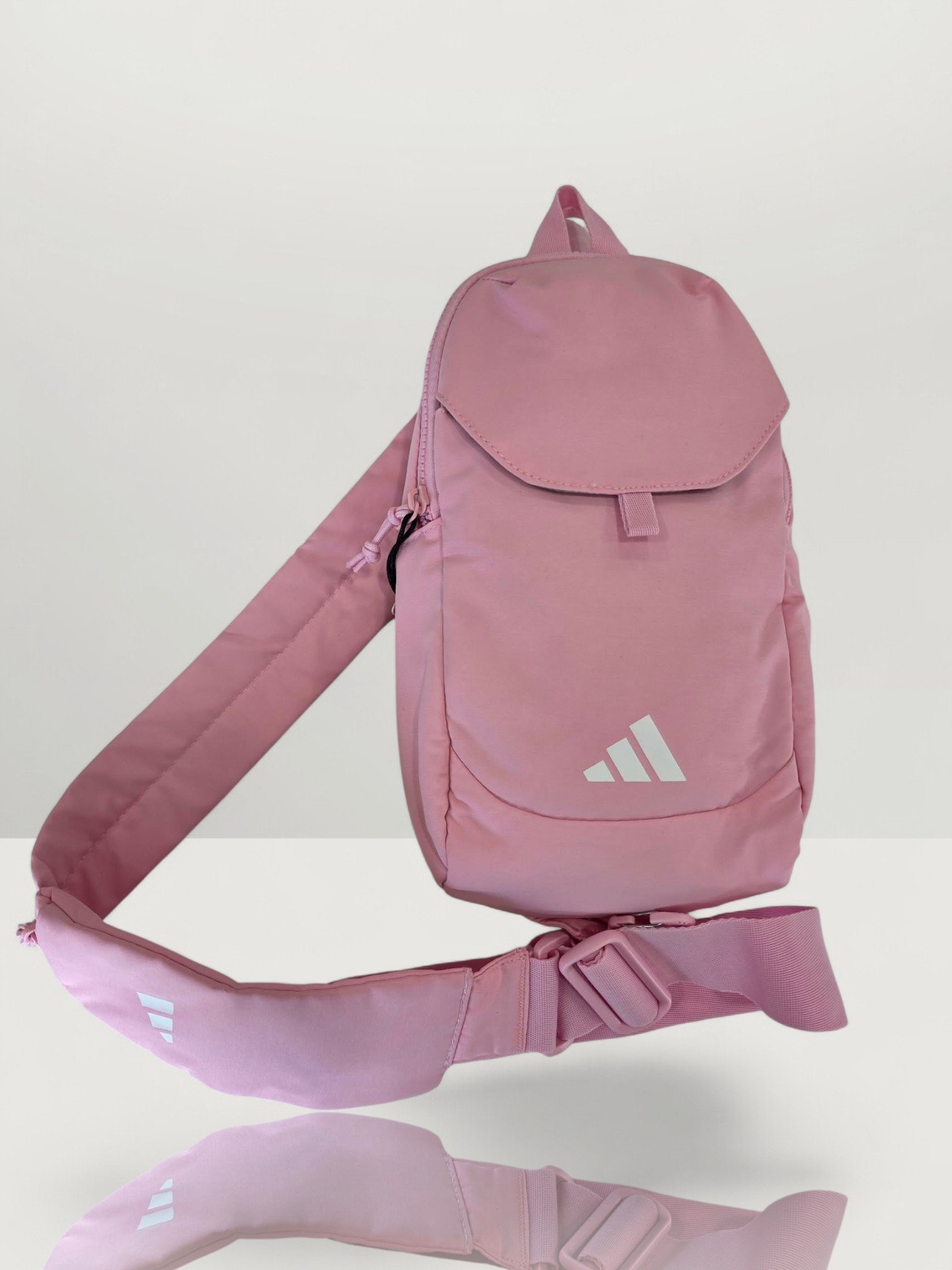 Adidad Essential 3 Sling Crossbody Bag True Pink