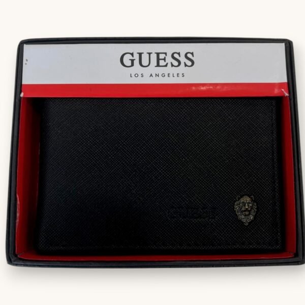 Guess Men's Wallet Bifold Leather Black