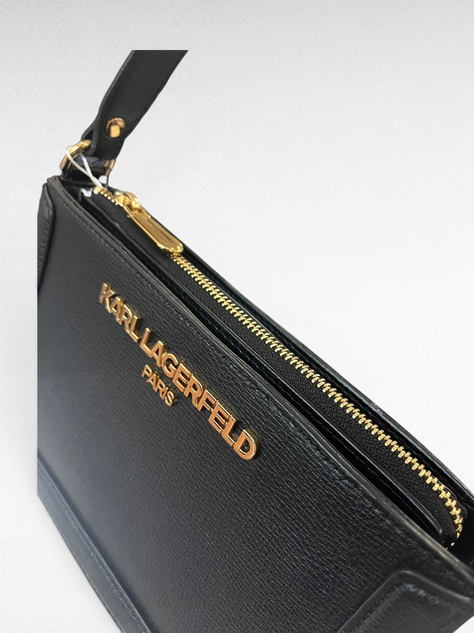 Karl Lagerfeld Paris Classic Black Shoulder Bag - Image 4