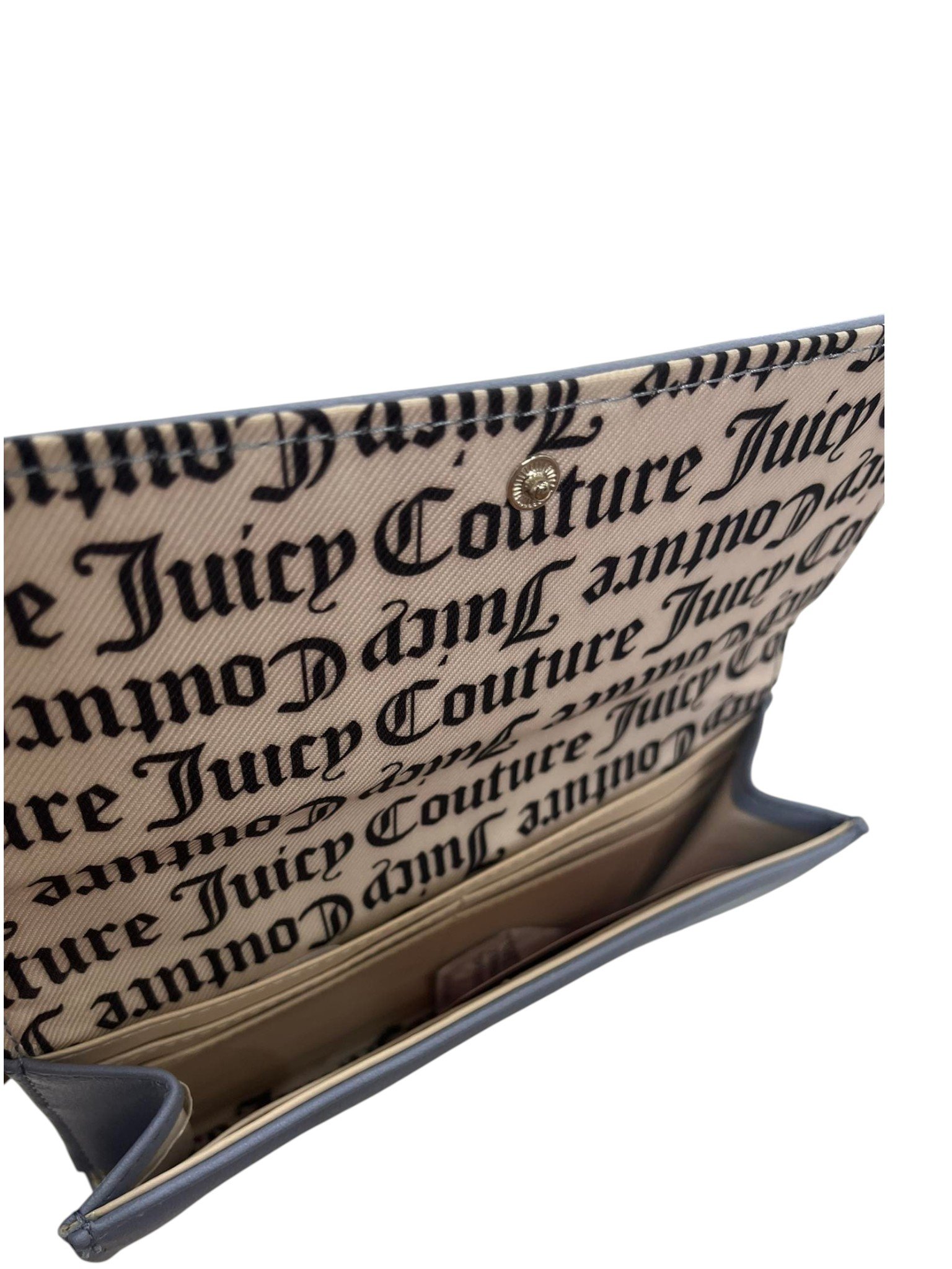 Juicy Couture Long Flap Wallet Slate Blue - Image 3