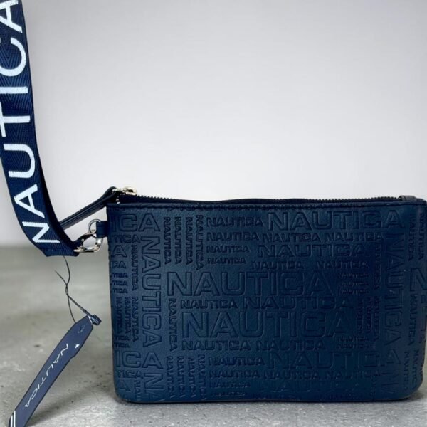 Nautica Wrislet Leather Navy Blue
