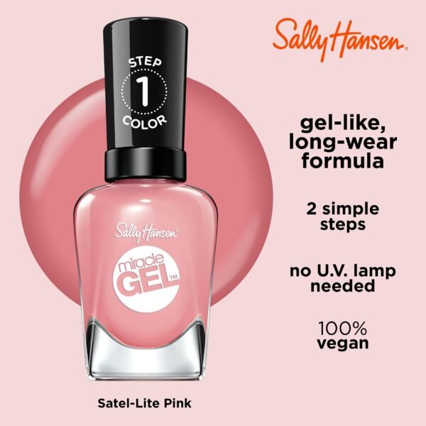 SALLY HANSEN MIRACLE GEL	#245 SATEL-LITE PINK