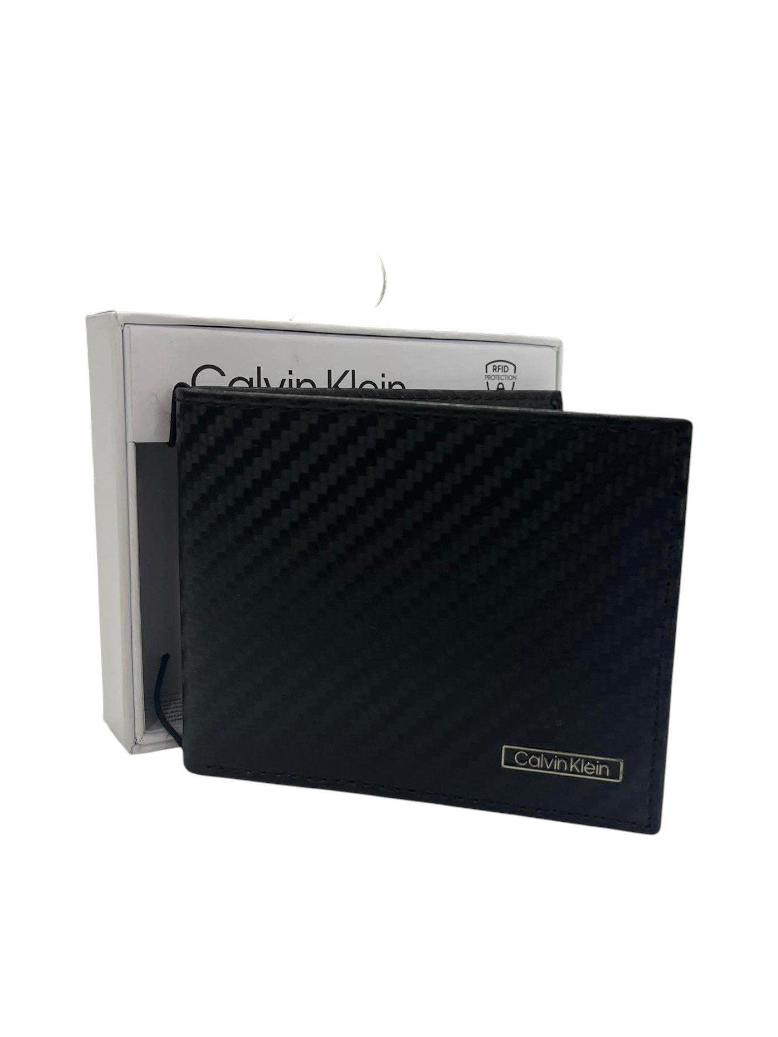 Calvin Klein Black Bifold Leather Wallet - Image 3
