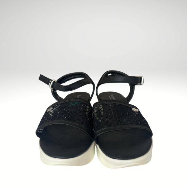 Juicy Couture Sandal Women's Black/Silver/Black