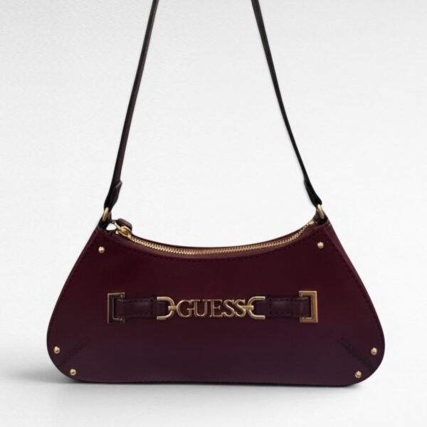 Guess Mini Hobo Shoulder Bag Gamosa Oxblood Northlake