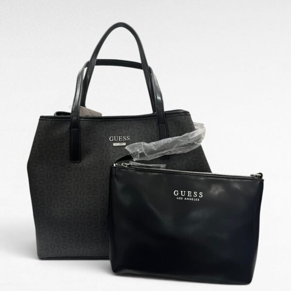 Guess Tote Bag Coal Portini with Pouch SV985624