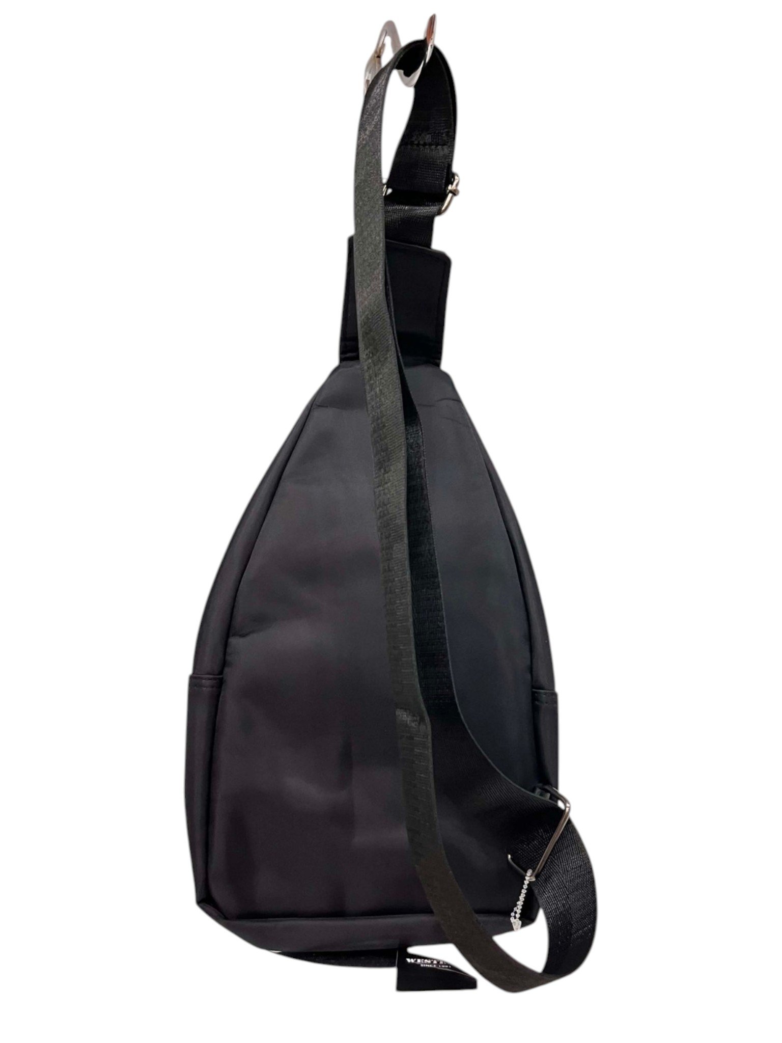 Westend Black Compact Sling Bag & Cross-body Chest or Shoulder Backpack (Black with Red) - Image 3