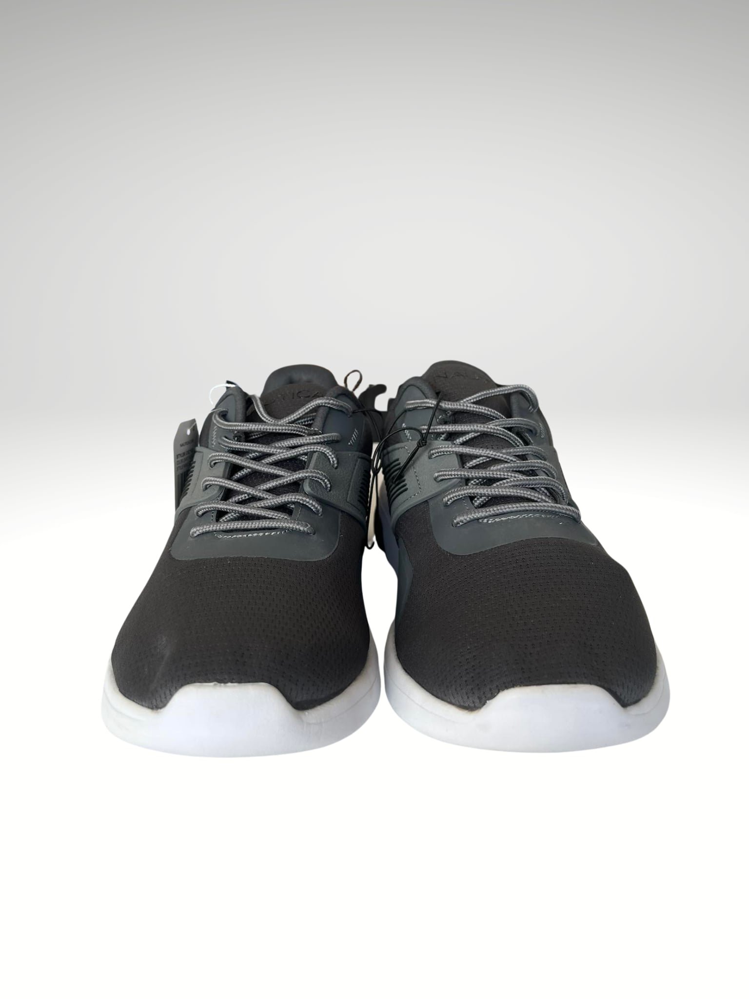 Nautica Men's Sneaker Curtis Charcoal/Black Pop Size 9.5 - Image 2
