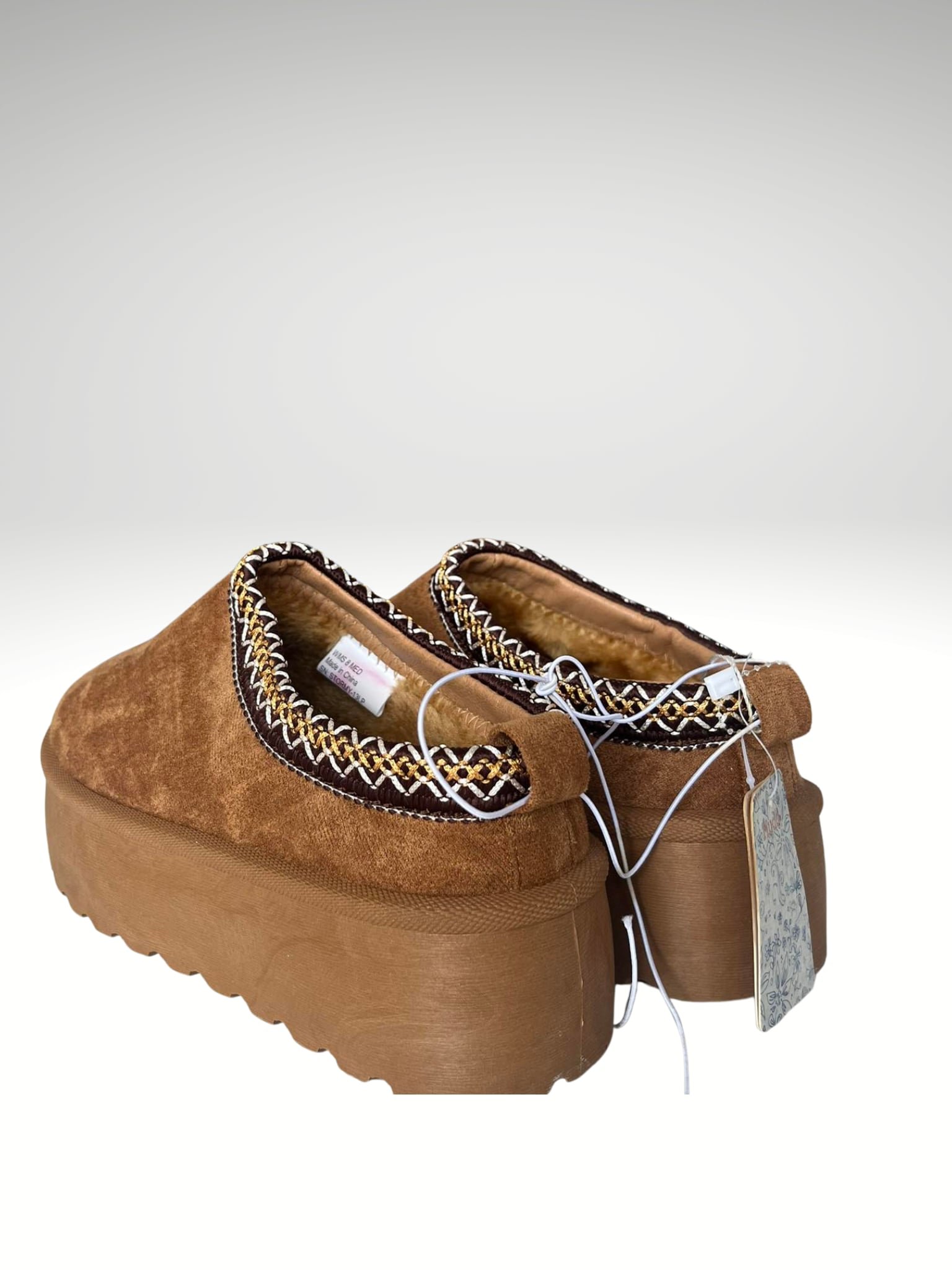 Mudd Slide Brown Suede Size 8 - Image 3