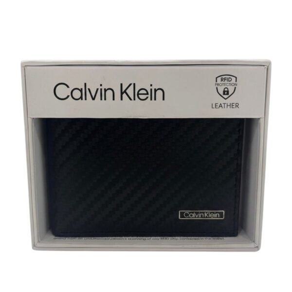 Calvin Klein Black Bifold Leather Wallet