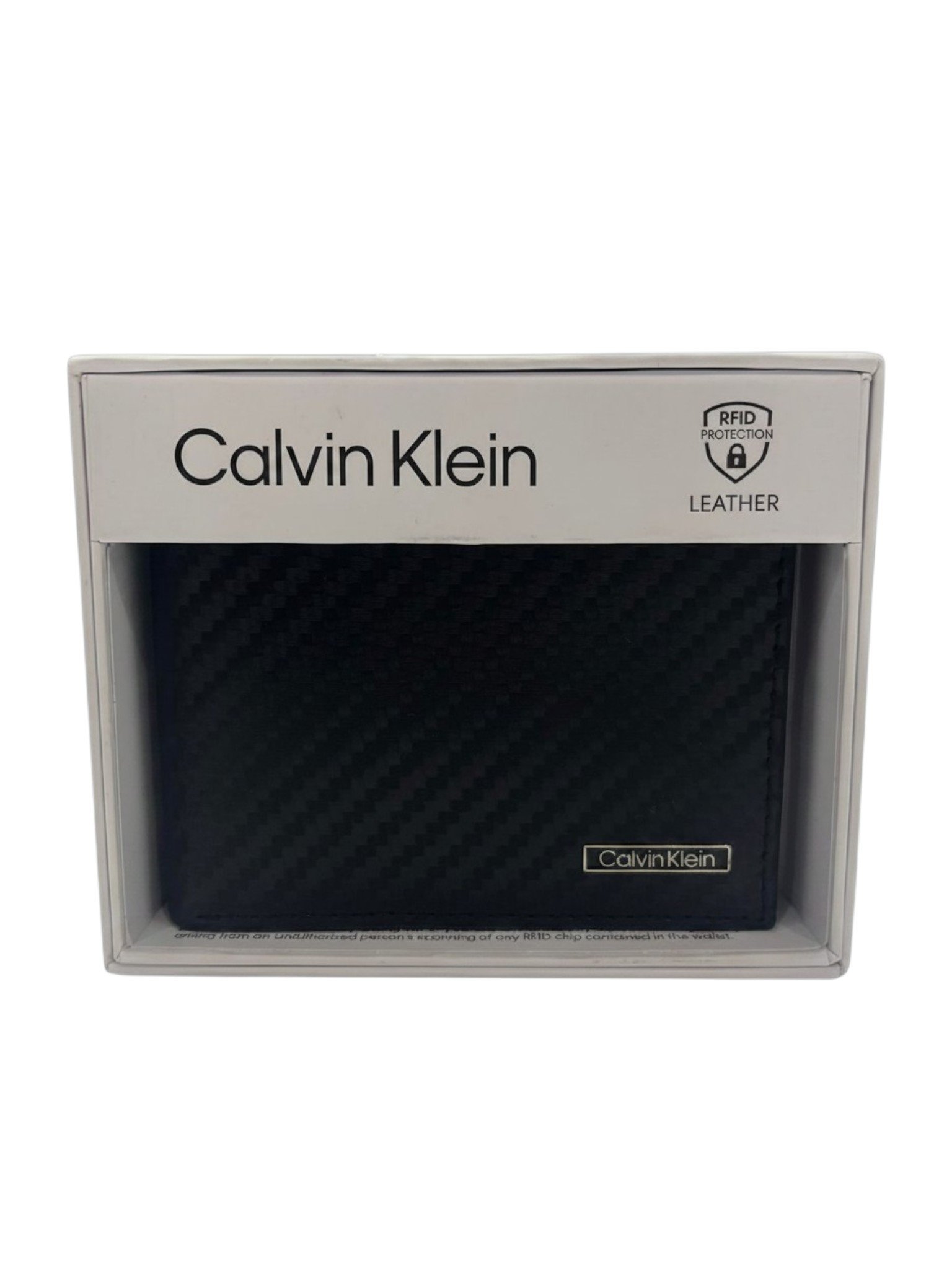 Calvin Klein Black Bifold Leather Wallet