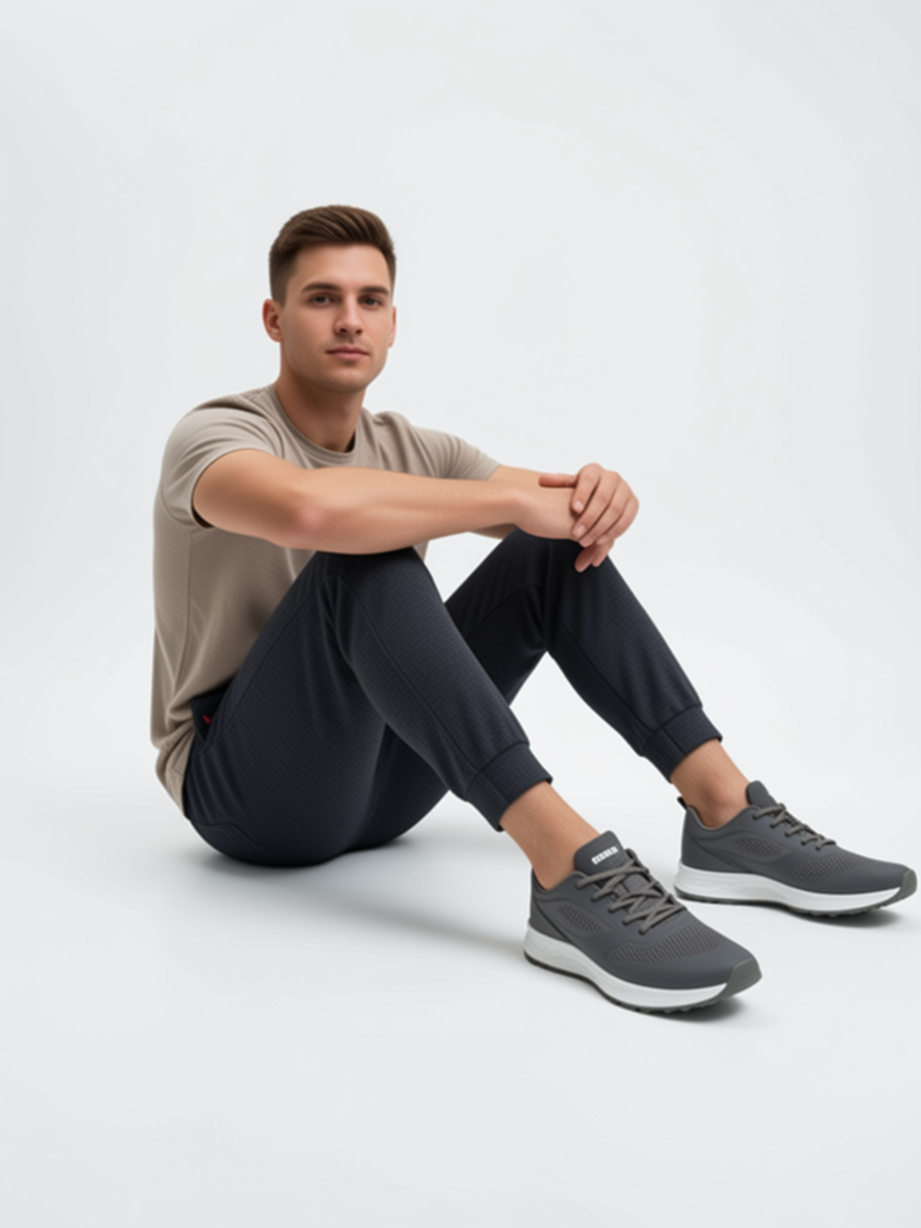 Nautica Mens Athletic Sneakers Gray 9.5 - Image 6