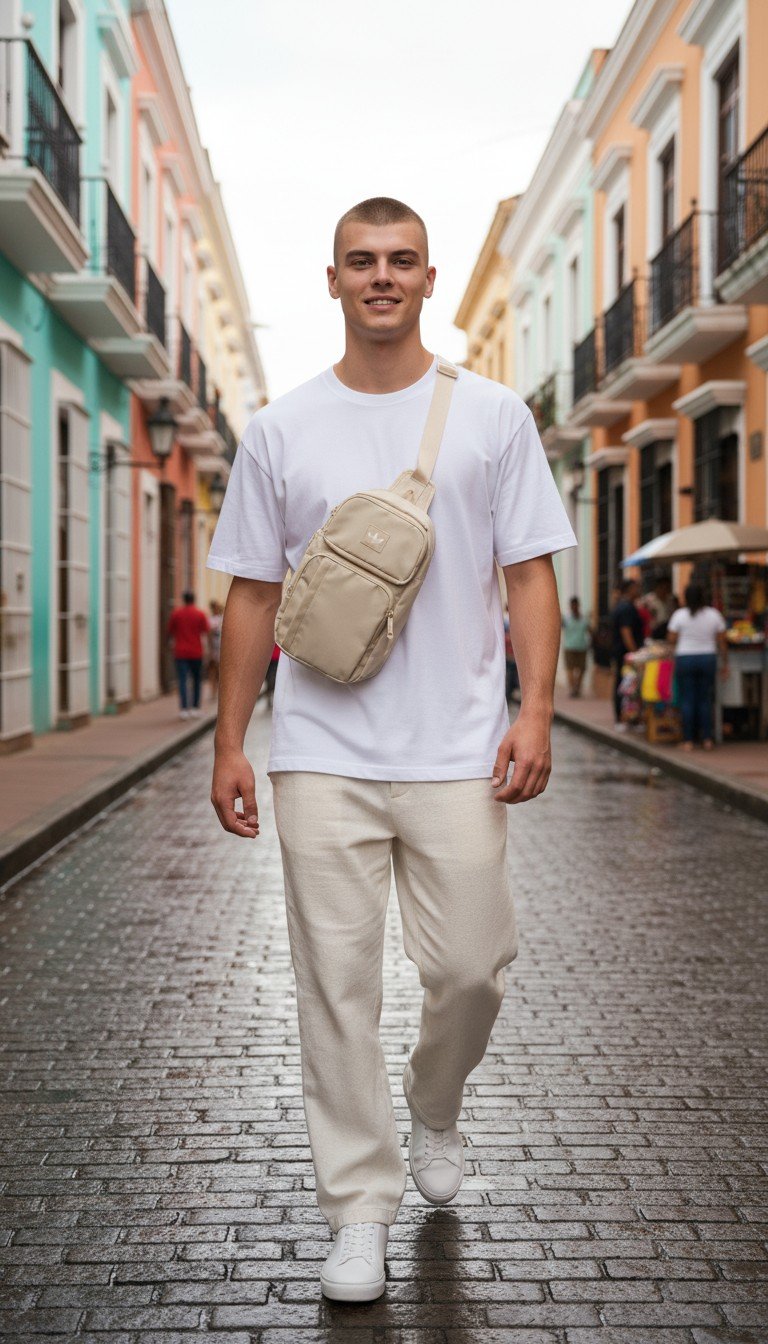 Adidas Utility 4 Sling Bag Wonder White/White - Image 3