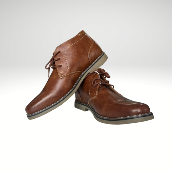 Steve Madden Ankle Boot Brown Leather Size Men's US 8