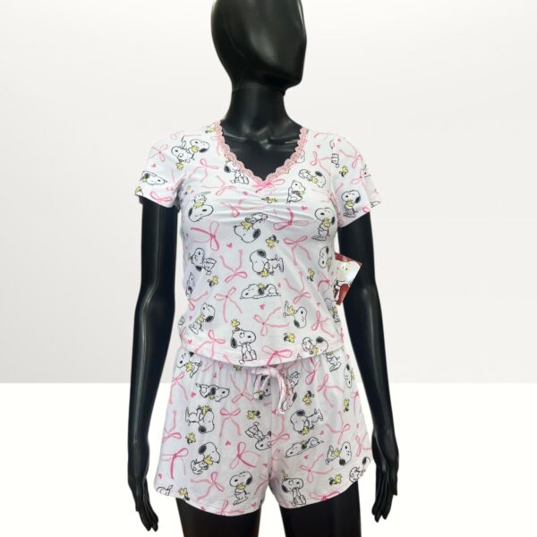 2-piece Peanuts SnoopyPink Pajama Set Extra Small Item #2083