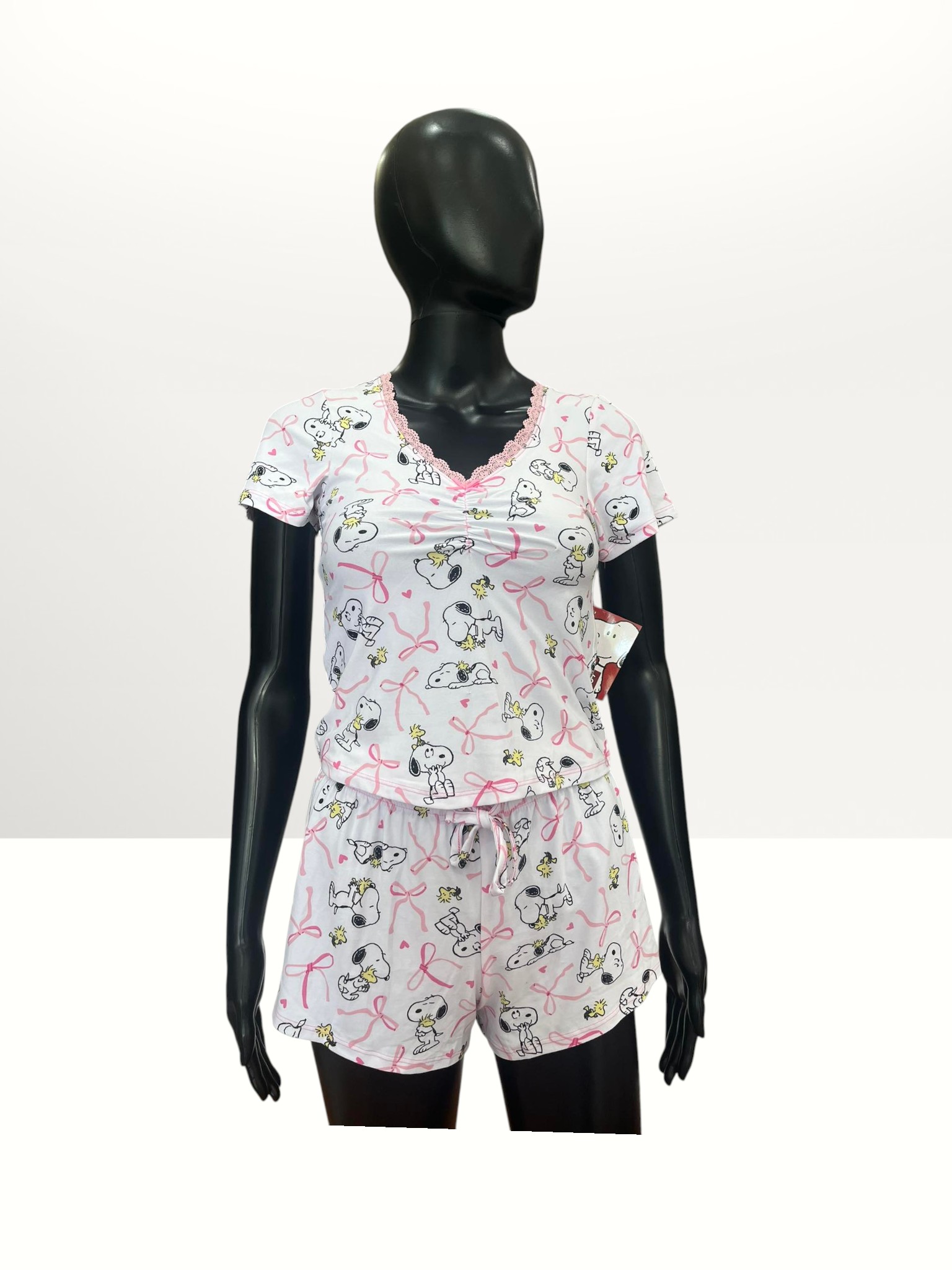 2-piece Peanuts SnoopyPink Pajama Set Extra Small Item #2083
