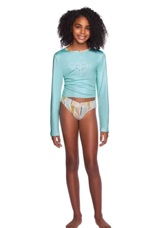 Roxy Youth 3-piece Swim Set Light Blue Large Item #2080 - Image 4