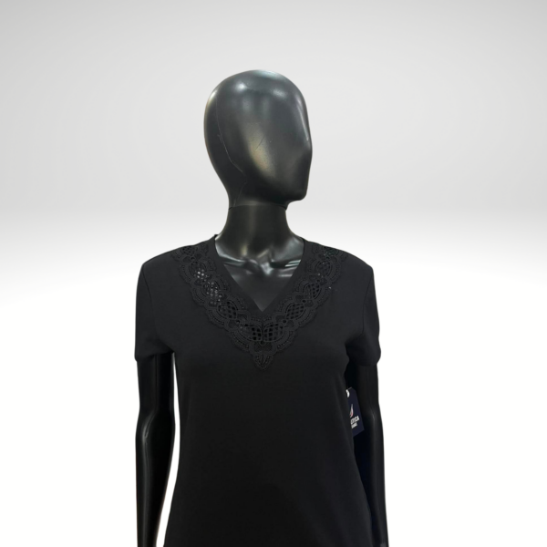 Nautica Jeans Black Shirt Women Size S Item #2106