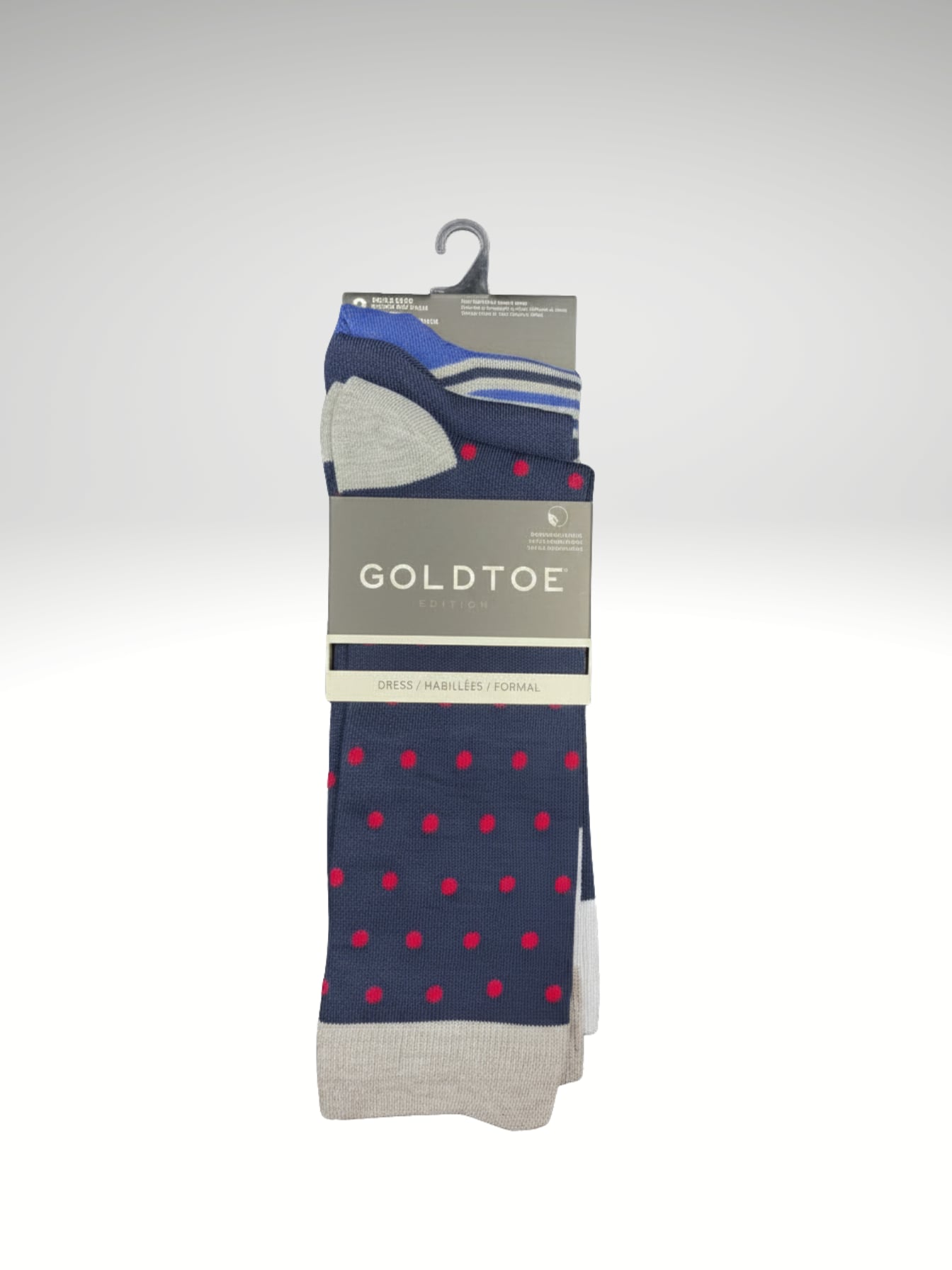 Gold Toe Edition Dress Crew Socks Assorted, 3 Pack Item 6002 - Image 2