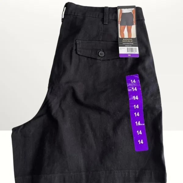 Banana Republic Women's Pleated Short Black Size 14 Item #2039