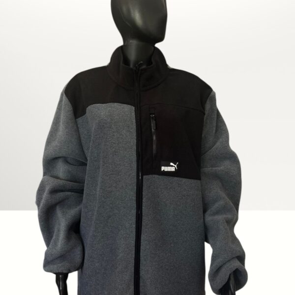 Puma Men's Polar Fleece Colorblocked Full-Zip Jacket Item #2076