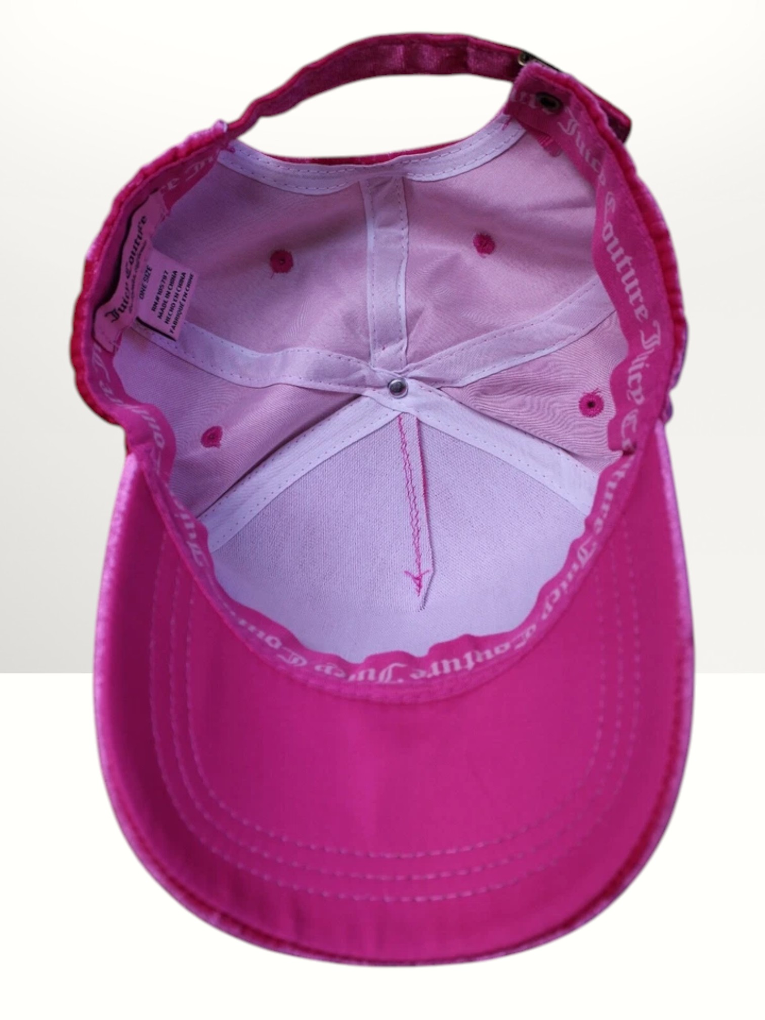 Juicy Couture Cap Pink 6 and Up Item #2046 - Image 6