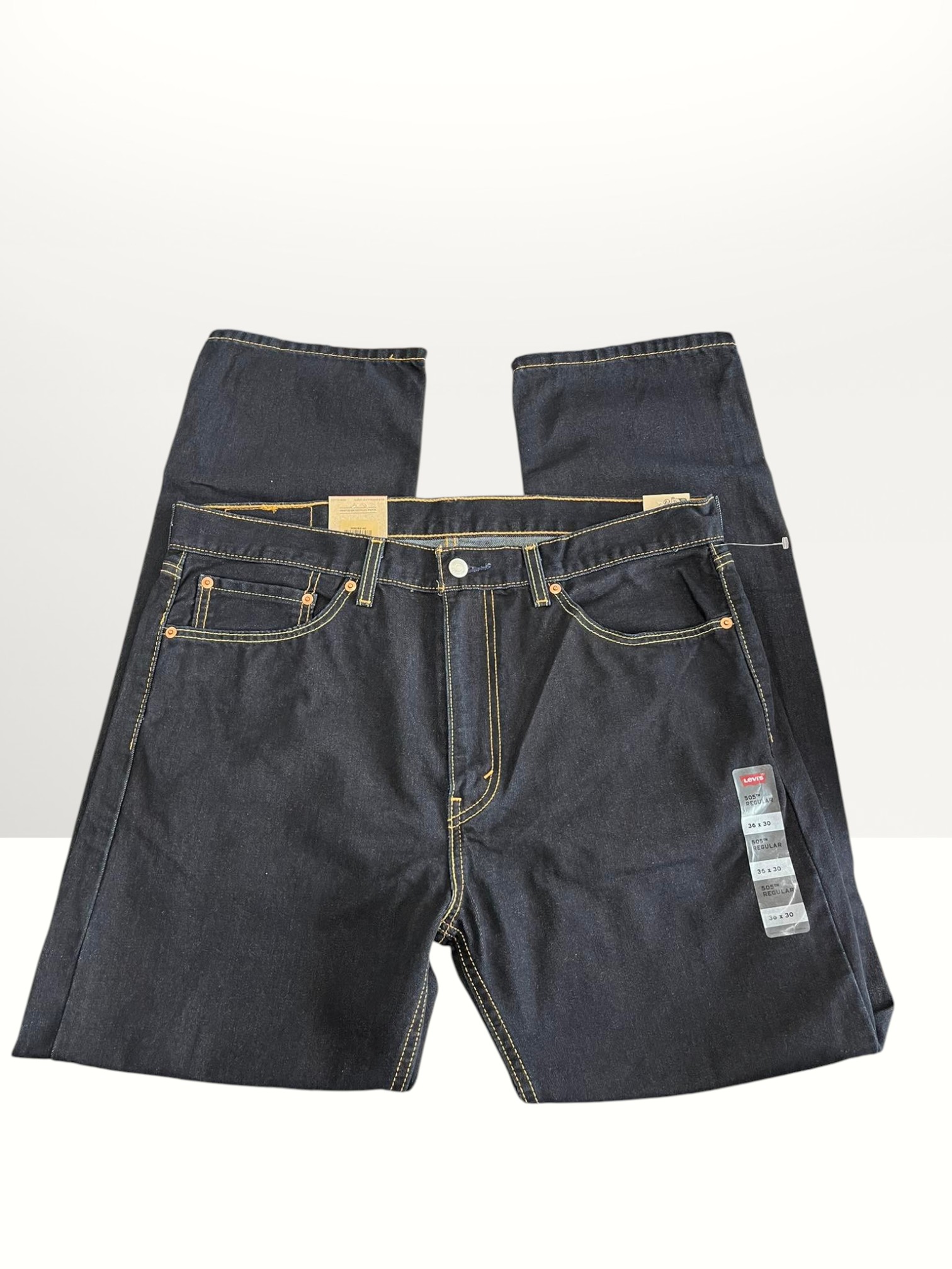 Levi's Men's 505 Regular Fit Jeans Item #2033 - Image 2