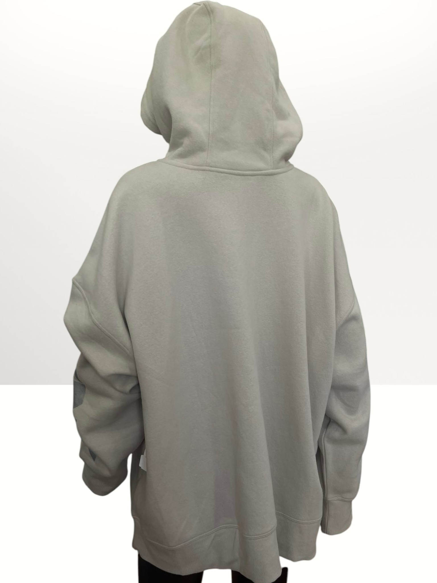 DKNY FOIL LOGO FULL-ZIP HOODIE BEIGE 2XL Item #2079 - Image 3