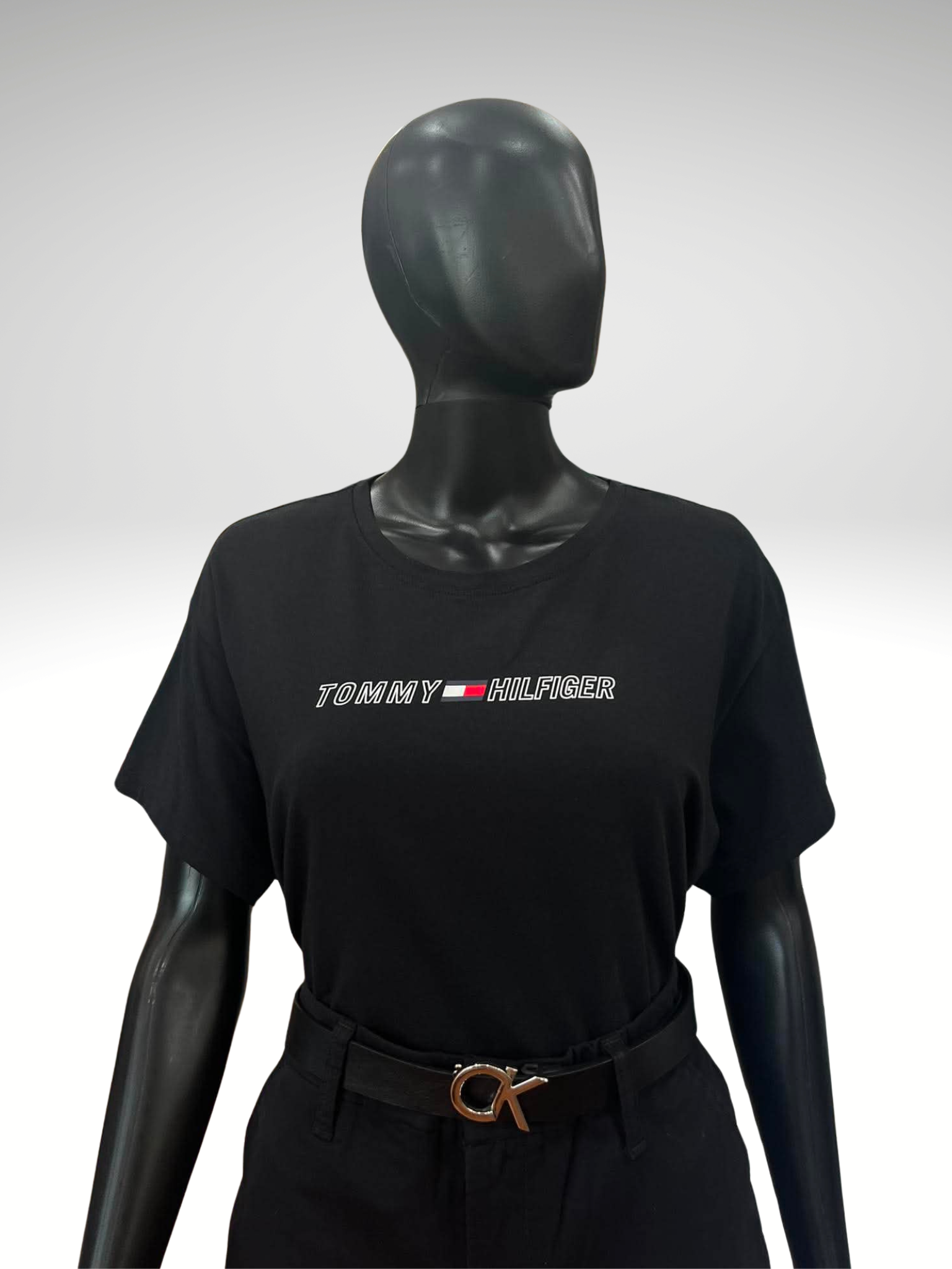 Tommy Hilfiger Ladies Black Top Item #2109