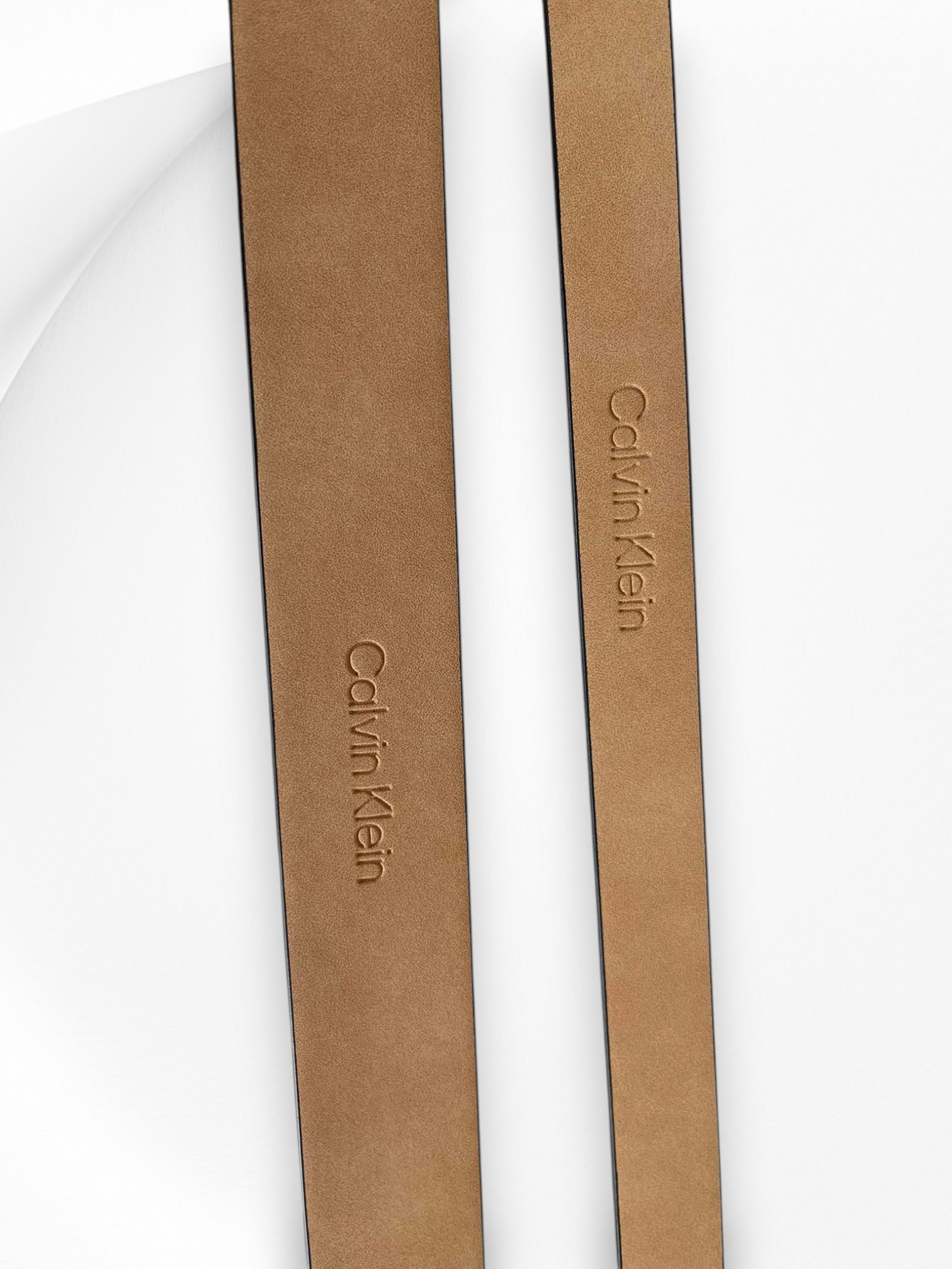 Calvin Klein Women's Leather Belt Set of 2 Size L Item #2015 - Image 4