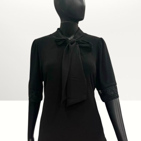 Anne Klein Ladies Top Black Medium Item #2094